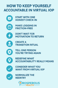 How to Stay Accountable in Virtual IOP