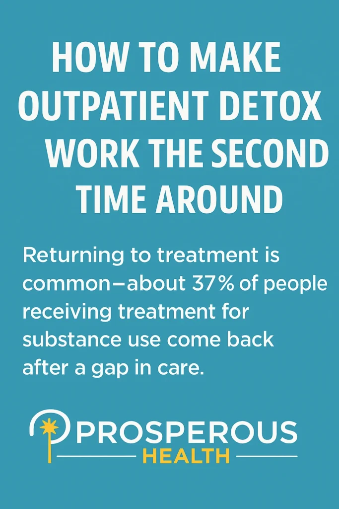 Second Time in Outpatient Detox How to Make It Work