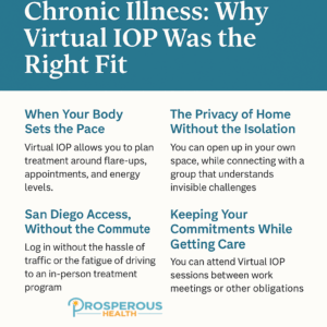 Virtual IOP in San Diego for Chronic Illness Support